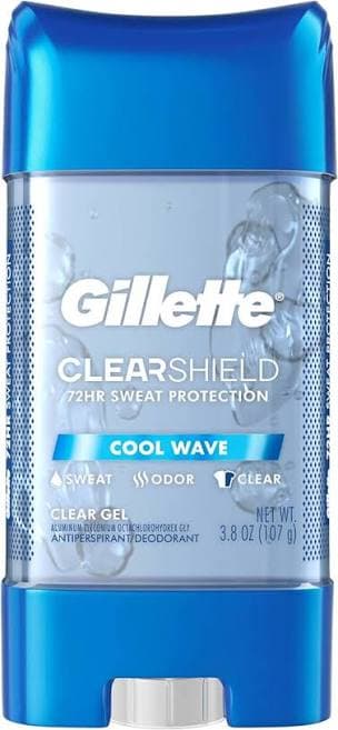 مام دئودورانت ژلی ژیلت cool wave CLEAR SHIELD 72H